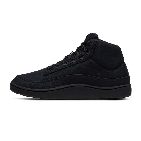 Black Allbirds Canvas Pacer Mids Men's High Tops | AU1221NW