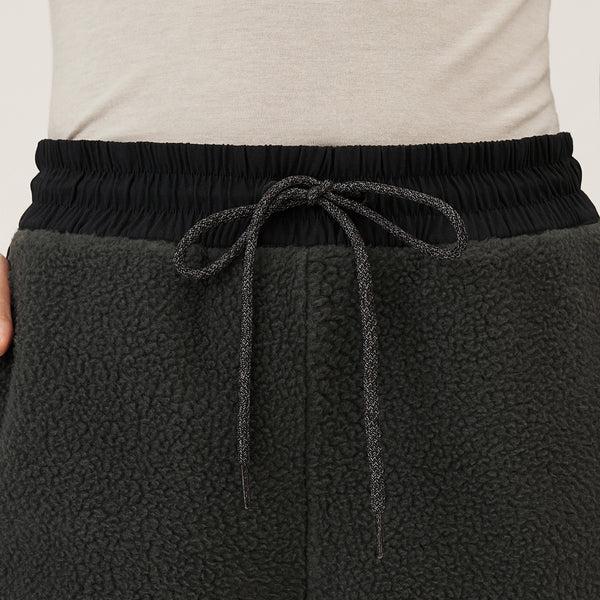 Black Allbirds Fluff Fleece Women's Pants | AU1764WN