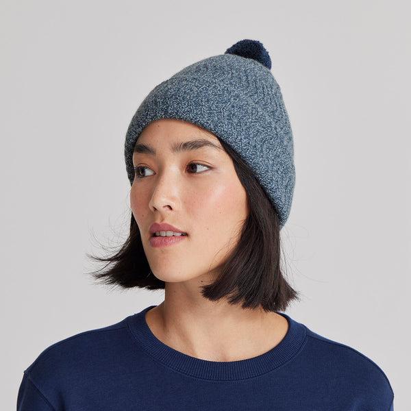 Black Allbirds The Pom Beanie Men's Hats | AU1402MQ