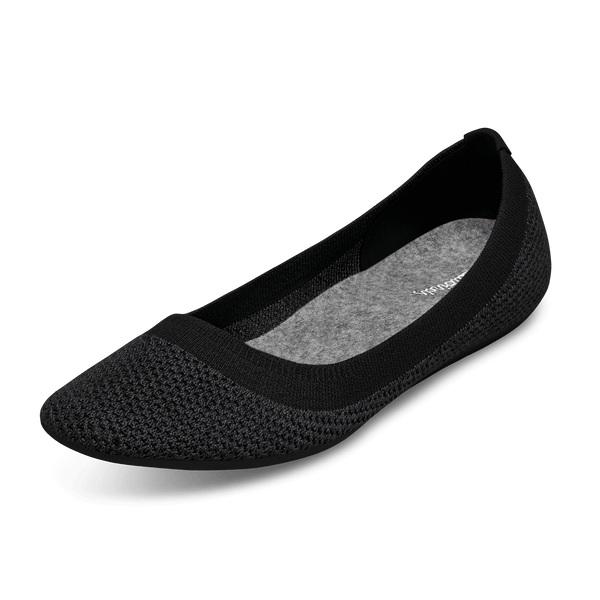 Black Allbirds Tree Breezers Lux Women\'s Flat Shoes | AU1674FD