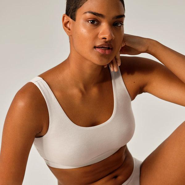 Black Allbirds Trino® Bralette Women's Underwear | AU1730PJ