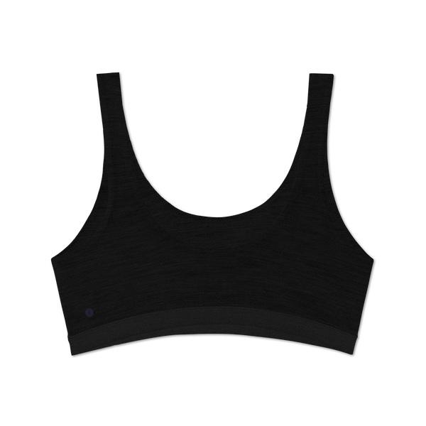 Black Allbirds Trino® Bralette Women's Underwear | AU1730PJ