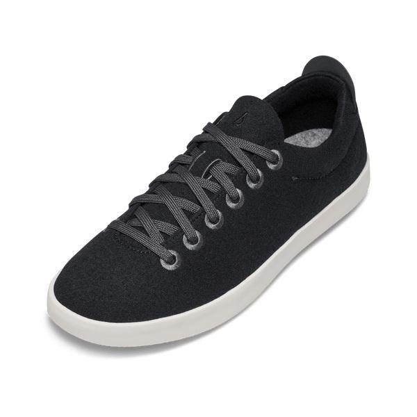 Black Allbirds Wool Pipers Men\'s Sneakers | AU1033TC