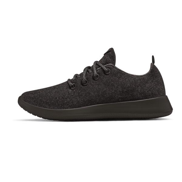 Black Allbirds Wool Runner Men's Sneakers | AU1068CT