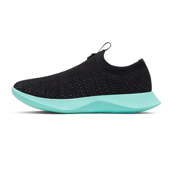 Black / Mint Allbirds Tree Dasher Relay Men's Running Shoes | AU1155DF