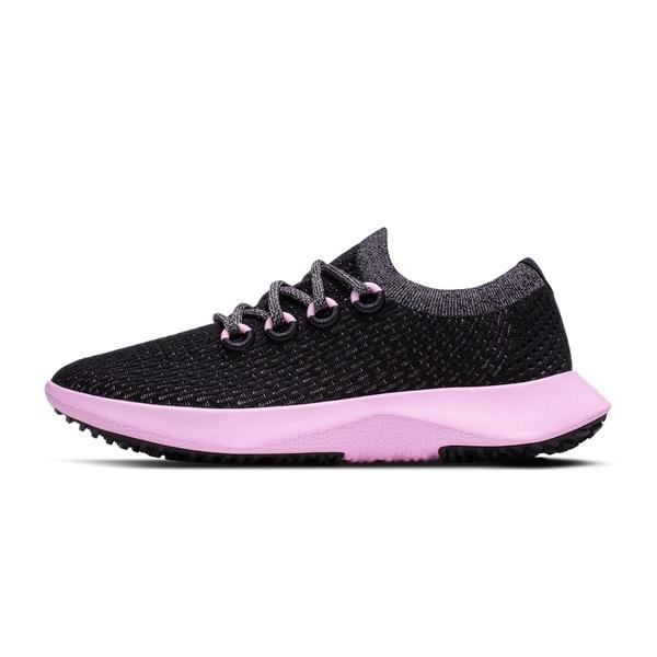 Black / Pink Allbirds Tree Dasher 2 Men's Running Shoes | AU1195NW