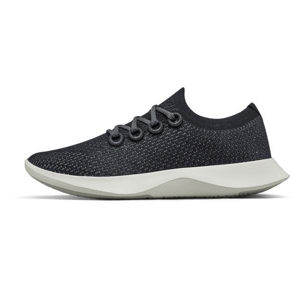 Black / White Allbirds Tree Dasher 1 Men's Running Shoes | AU1171VR