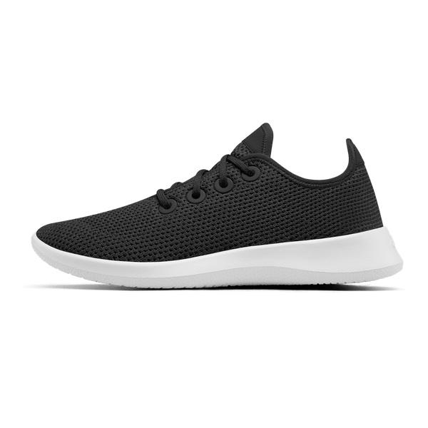 Black / White Allbirds Tree Runner Women's Sneakers | AU1503EB