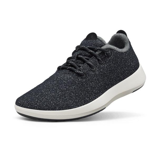 Black / White Allbirds Wool Mizzles Women\'s Waterproof Shoes | AU1717VR