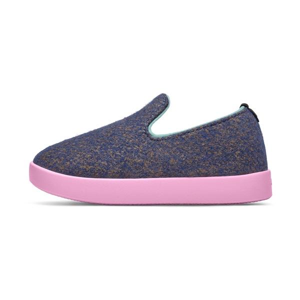 Blue Allbirds Smallbirds Wool Loungers Kids' Slip On Shoes | AU1874CT