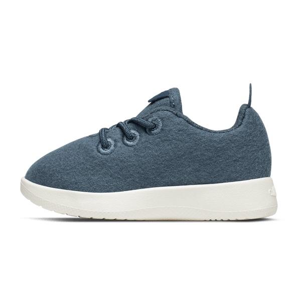 Blue Allbirds Smallbirds Wool Runner Kids' Sneakers | AU1861OK