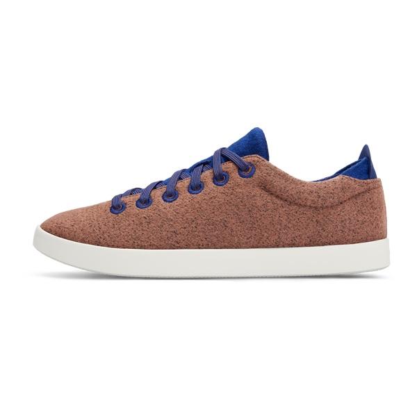 Blue / Brown Allbirds Wool Pipers Men's Sneakers | AU1030IL