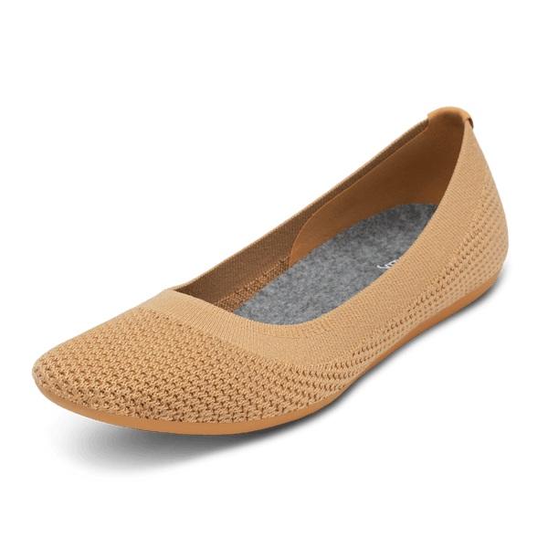 Brown Allbirds Tree Breezers Women\'s Flat Shoes | AU1668ZU