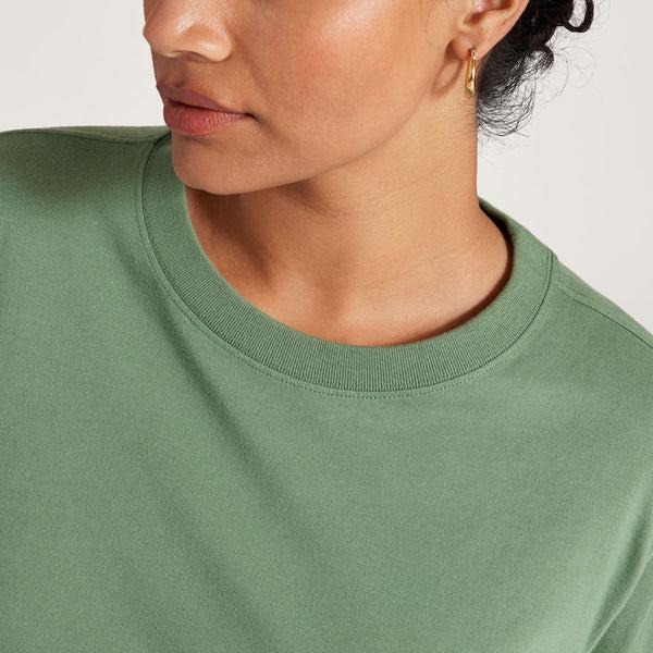 Green Allbirds Allgood Cotton Long Sleeve Women's T Shirts | AU1741NW