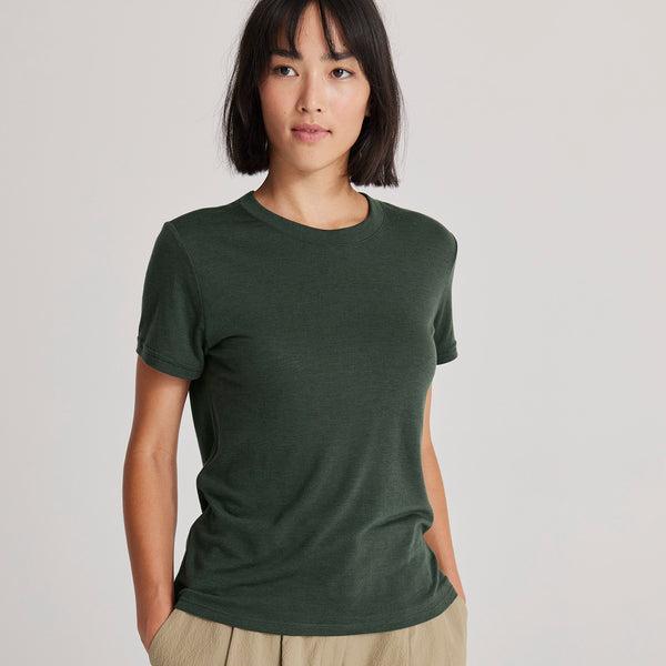 Green Allbirds Sea Women\'s T Shirts | AU1738WN