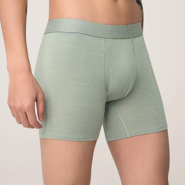 Green Allbirds Trino® Boxer Brief Men's Underwear | AU1274BE