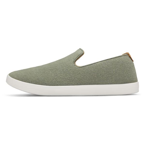 Green Allbirds Wool Loungers Men's Slip On Shoes | AU1096ZU