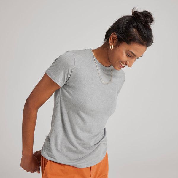 Grey Allbirds Sea Women's T Shirts | AU1735TC