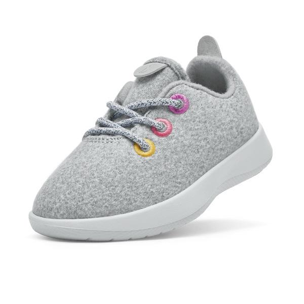 Grey Allbirds Smallbirds Wool Runner Kids\' Sneakers | AU1868WN