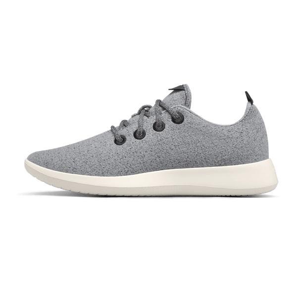 Grey / White Allbirds Wool Runner Men's Sneakers | AU1063QM