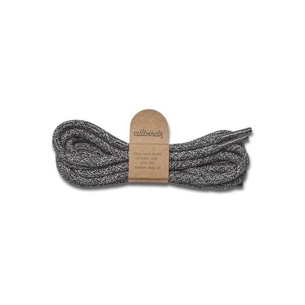 Grey / White / Black Allbirds Runner Kit Women's Laces | AU1834PJ