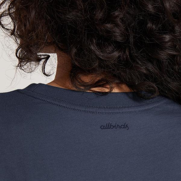 Navy Allbirds Allgood Cotton Women's T Shirts | AU1747LI