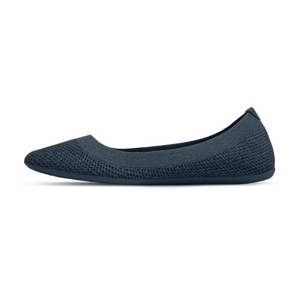 Navy Allbirds Tree Breezers Women's Slip On Shoes | AU1538ZU