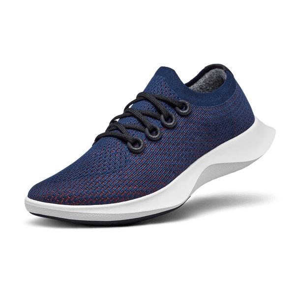 Navy Allbirds Tree Dasher 1 Men\'s Running Shoes | AU1168MQ