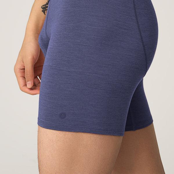 Navy Allbirds Trino® Boxer Brief Men's Underwear | AU1275VR