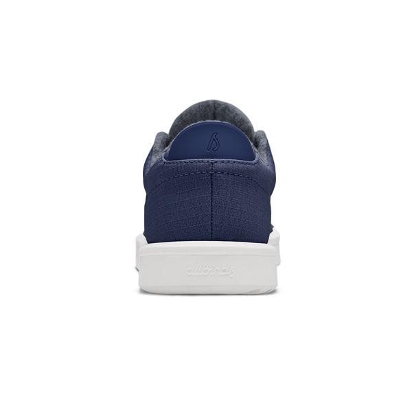 Navy Allbirds Wool Piper Woven Men's Sneakers | AU1009EB