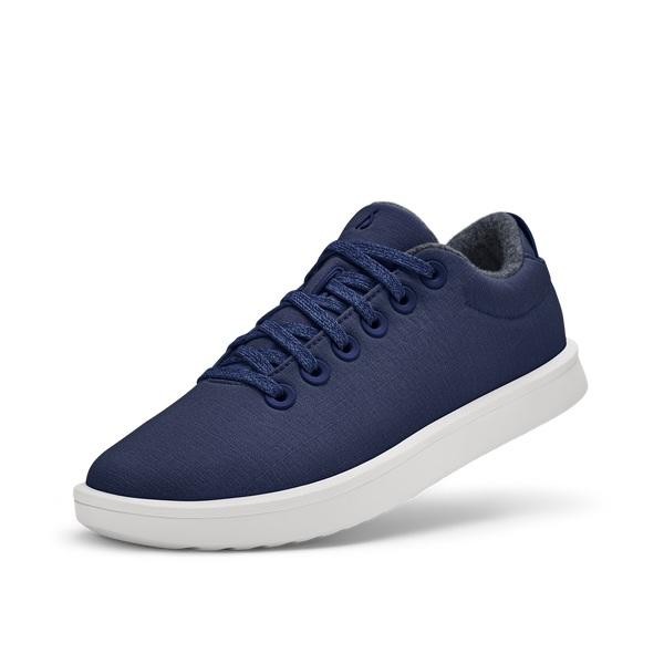 Navy Allbirds Wool Piper Woven Men\'s Sneakers | AU1009EB