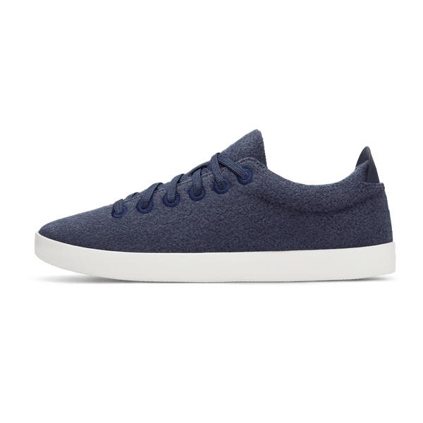 Navy Allbirds Wool Pipers Men's Sneakers | AU1029OK