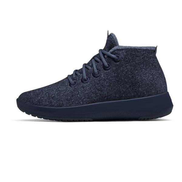 Navy Allbirds Wool Runner-up Mizzles Women's Sneakers | AU1426WN