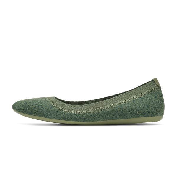 Olive Allbirds Wool Breezers Lux Women's Slip On Shoes | AU1541AU