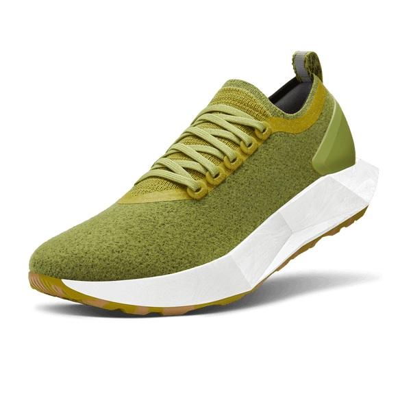 Olive Allbirds Wool Flyer Mizzles Men\'s Running Shoes | AU1129DF