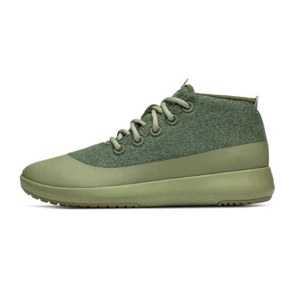 Olive Allbirds Wool Runner-up Mizzle Plus Men's High Tops | AU1226ZU