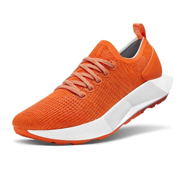 Orange / White Allbirds Tree Flyers Men\'s Running Shoes | AU1182SG