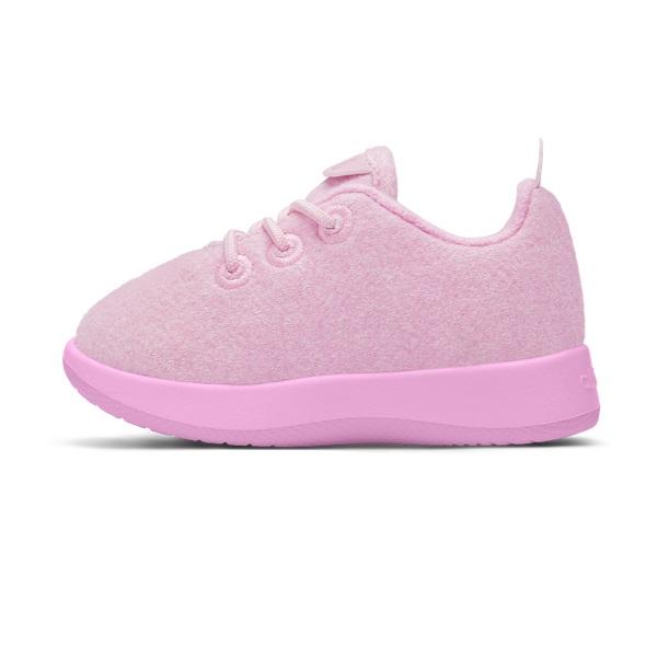 Pink Allbirds Smallbirds Wool Runner Kids' Sneakers | AU1865TC