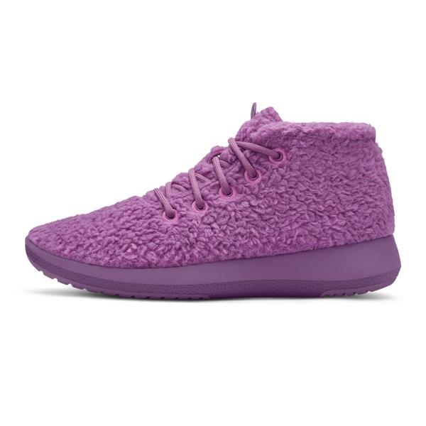 Purple Allbirds Wool Runner-up Fluffs Men's High Tops | AU1222BE