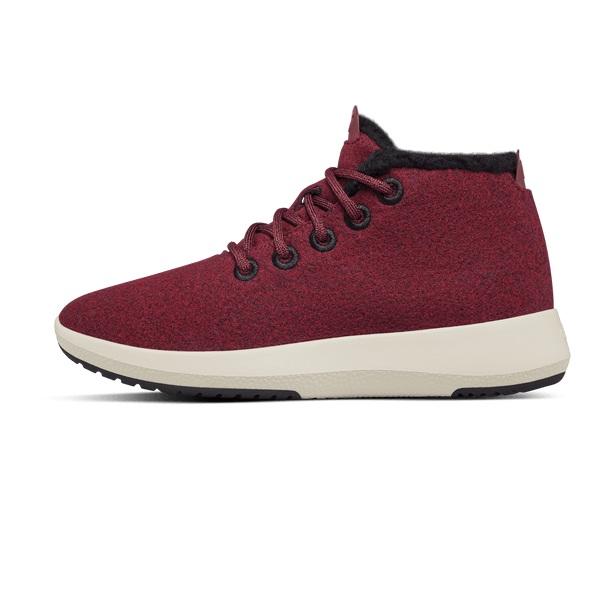 Red Allbirds Wool Runner-up Mizzle Fluffs Men's Waterproof Shoes | AU1235AH