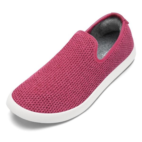 Red / White Allbirds Tree Loungers Men\'s Slip On Shoes | AU1106PJ