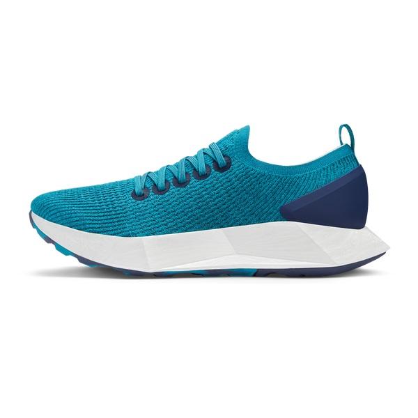 Turquoise Allbirds Tree Flyers Men's Running Shoes | AU1179GS