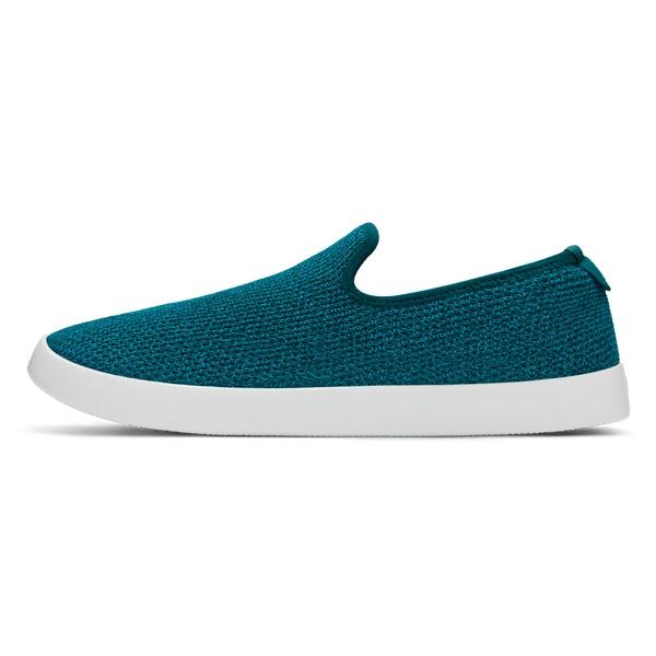 Turquoise Allbirds Tree Loungers Women's Slip On Shoes | AU1517GS