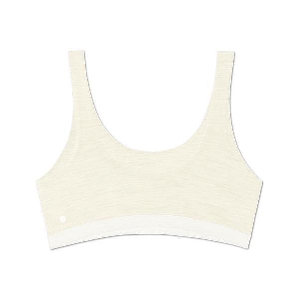 White Allbirds Trino® Bralette Women's Underwear | AU1729AH