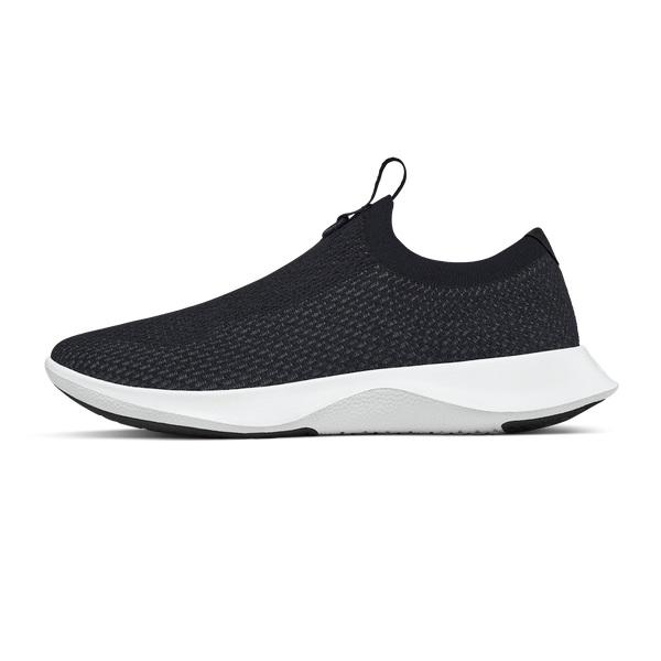 White / Black Allbirds Tree Dasher Relay Men's Sneakers | AU1043XY